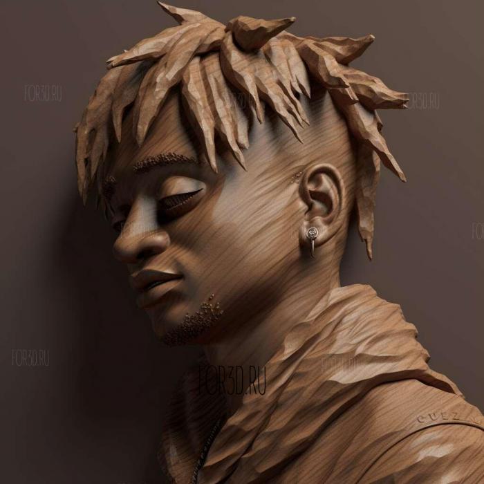 Juice Wrld 1 stl model for CNC